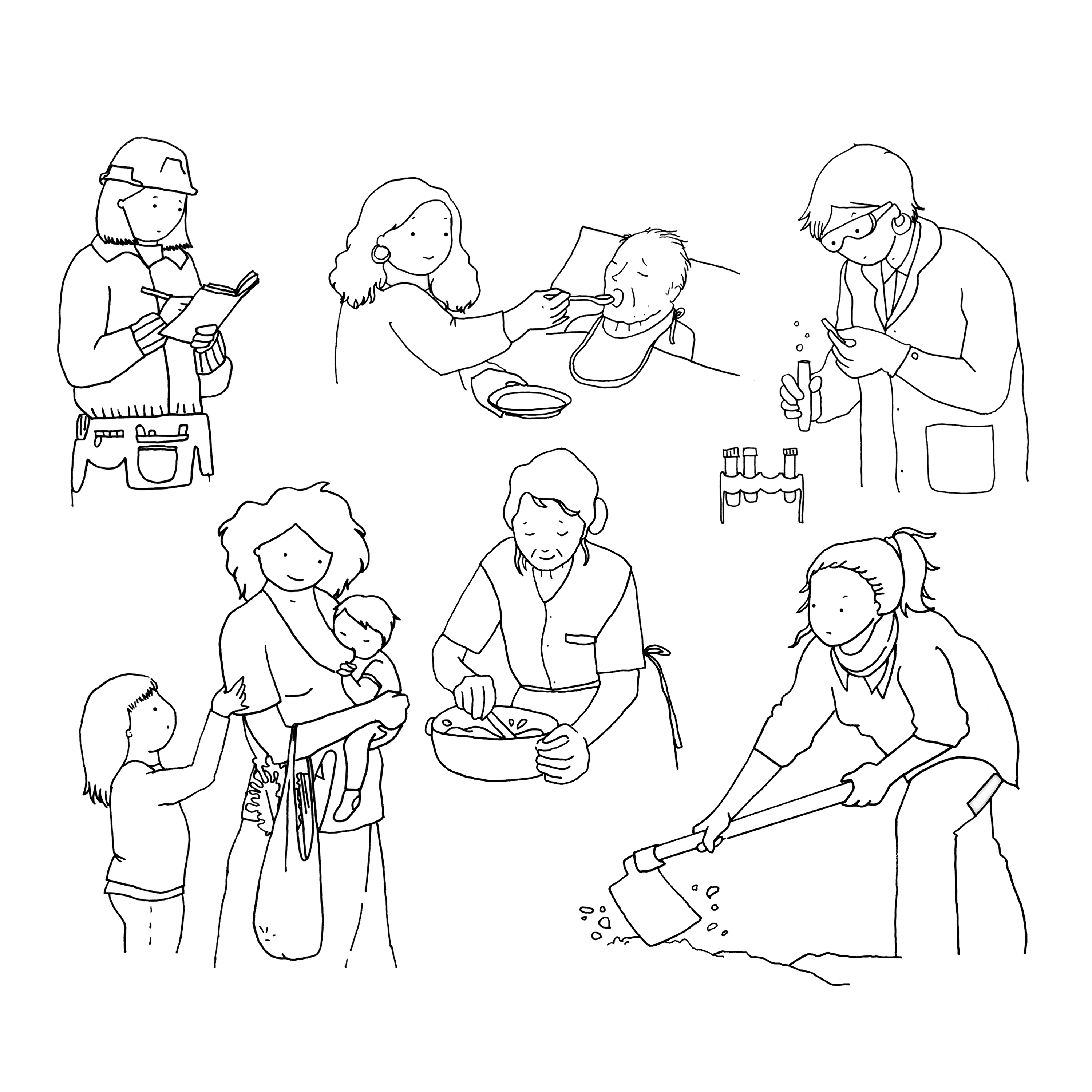 ilustra neta Blanc i negre